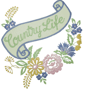 Country Life Floral Banner