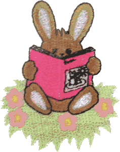 Bunny reading