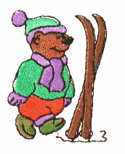 Ski bear