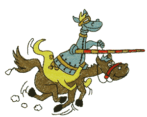 Horse & Dino Knight Jousting