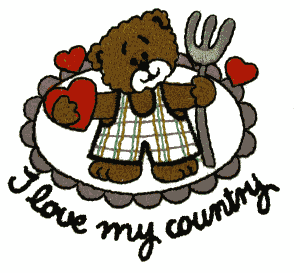 I love my country bear