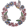 Flower & Bird Wreath