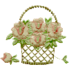 Basket of Ruffly Flowers