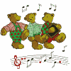 Bear dancing line