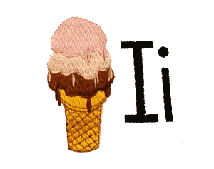 I for Ice cream