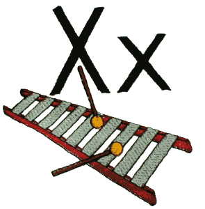 X is for xylophone