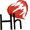 H for heart
