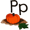 P is for pumpkin