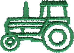 Small Tractor Outline