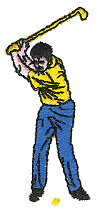 Golfer and Ball