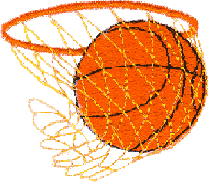 Basketball in net