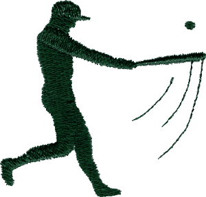 Baseball Player Swinging