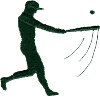 Baseball Player Swinging