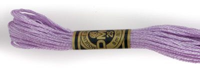 DMC 6 Strand Cotton Embroidery Floss / 153 V LT Violet