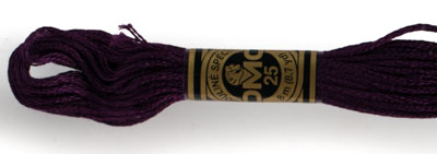 DMC 6 Strand Cotton Embroidery Floss / 154 V DK Grape