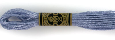 DMC 6 Strand Cotton Embroidery Floss / 159 LT Gray Blue