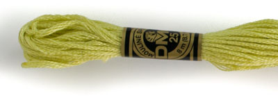 DMC 6 Strand Cotton Embroidery Floss / 165 V LT Moss Green