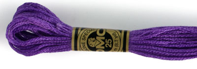 DMC 6 Strand Cotton Embroidery Floss / 208 V DK Lavender