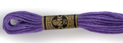 DMC 6 Strand Cotton Embroidery Floss / 209 DK Lavender