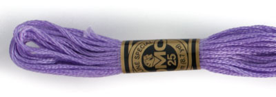 DMC 6 Strand Cotton Embroidery Floss / 210 MD Lavender