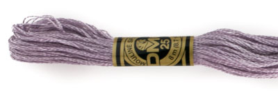 DMC 6 Strand Cotton Embroidery Floss / 3042 LT Antique Violet