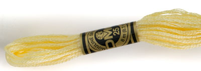 DMC 6 Strand Cotton Embroidery Floss / 3078 V LT Golden Yellow