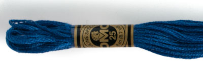 DMC 6 Strand Cotton Embroidery Floss / 312 V DK Baby Blue