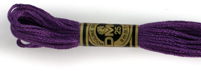 DMC 6 Strand Cotton Embroidery Floss / 327 DK Violet