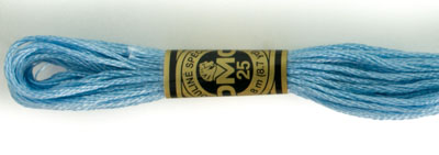 DMC 6 Strand Cotton Embroidery Floss / 3325 LT Baby Blue