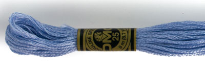 DMC 6 Strand Cotton Embroidery Floss / 341 LT Blue Violet