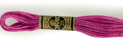 DMC 6 Strand Cotton Embroidery Floss / 3607 LT Plum