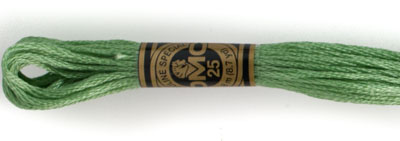 DMC 6 Strand Cotton Embroidery Floss / 368 LT Pistachio Green
