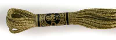 DMC 6 Strand Cotton Embroidery Floss / 371 Mustard