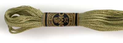 DMC 6 Strand Cotton Embroidery Floss / 372 LT Mustard