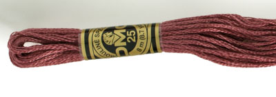 DMC 6 Strand Cotton Embroidery Floss / 3726 DK Antique Mauve