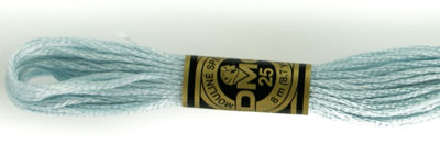 DMC 6 Strand Cotton Embroidery Floss / 3753 Ultra V LT Antique Blue