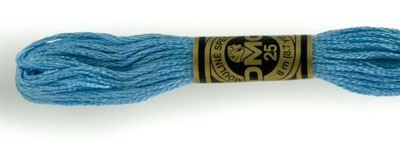 DMC 6 Strand Cotton Embroidery Floss / 3755 Baby Blue