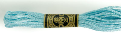 DMC 6 Strand Cotton Embroidery Floss / 3761 LT Sky Blue
