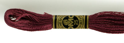 DMC 6 Strand Cotton Embroidery Floss / 3802 V DK Antique Mauve