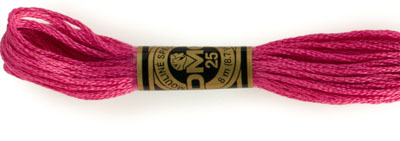 DMC 6 Strand Cotton Embroidery Floss / 3805 Cyclamen Pink