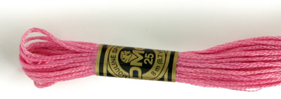 DMC 6 Strand Cotton Embroidery Floss / 3806 LT Cyclamen Pink