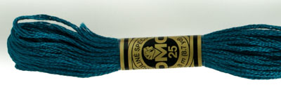 DMC 6 Strand Cotton Embroidery Floss / 3808 Ultra V DK Turquoise