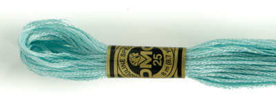 DMC 6 Strand Cotton Embroidery Floss / 3811 V LT Turquoise