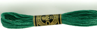 DMC 6 Strand Cotton Embroidery Floss / 3815 DK Celadon Green