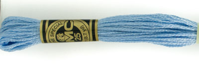 DMC 6 Strand Cotton Embroidery Floss / 3840 LT Lavender Blue