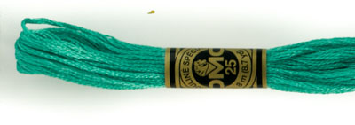 DMC 6 Strand Cotton Embroidery Floss / 3851 LT Bright Green
