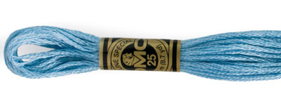 DMC 6 Strand Cotton Embroidery Floss / 519 Sky Blue