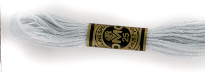 DMC 6 Strand Cotton Embroidery Floss / 762 V LT Pearl Gray