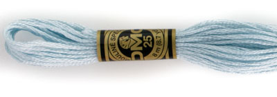 DMC 6 Strand Cotton Embroidery Floss / 775 V LT Baby Blue
