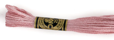 DMC 6 Strand Cotton Embroidery Floss / 778 V LT Antique Mauve